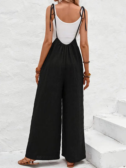 Tied Strap Jumpsuit